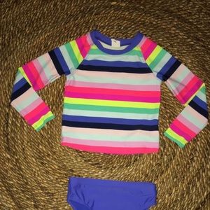 Gap Rush Guard Swimsuit set for Toddler Girls